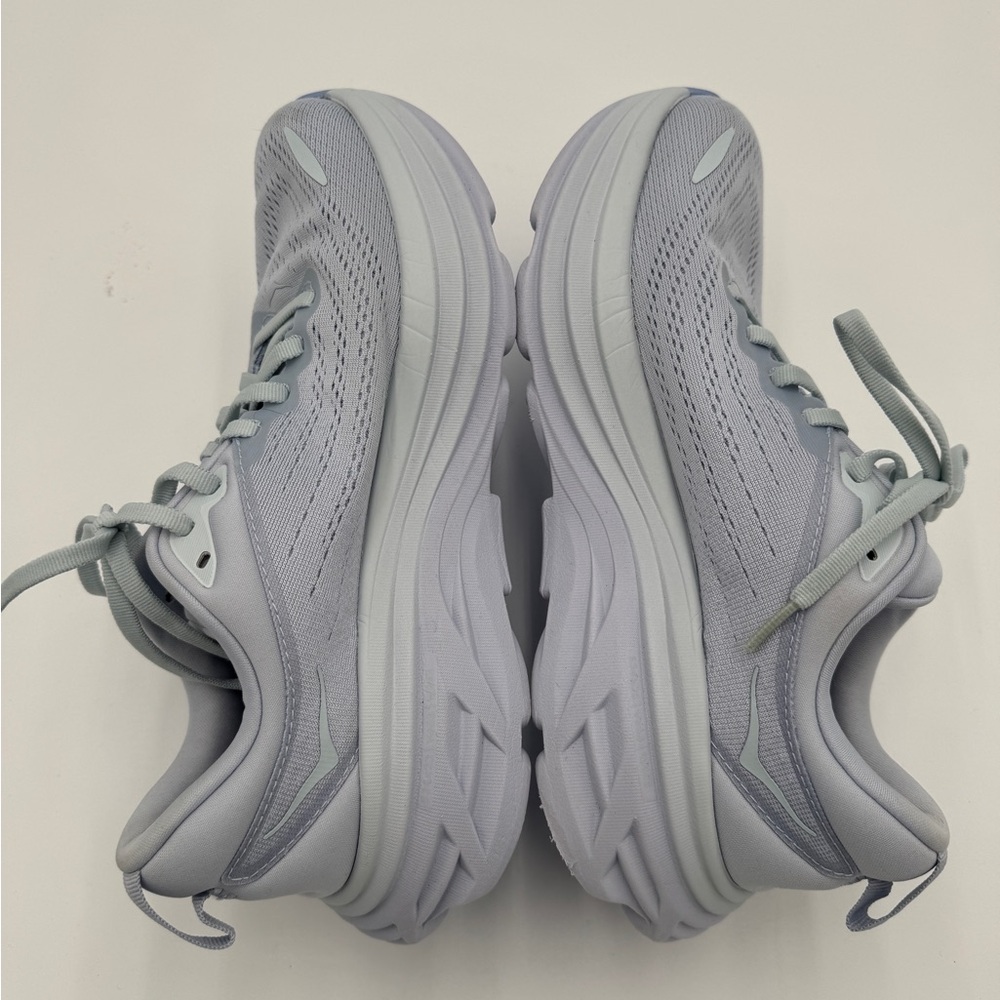 NEW Hoka One One Bondi 8 Women’s Running Shoes Ether Illusion Purple Size 8 - Picture 7 of 9